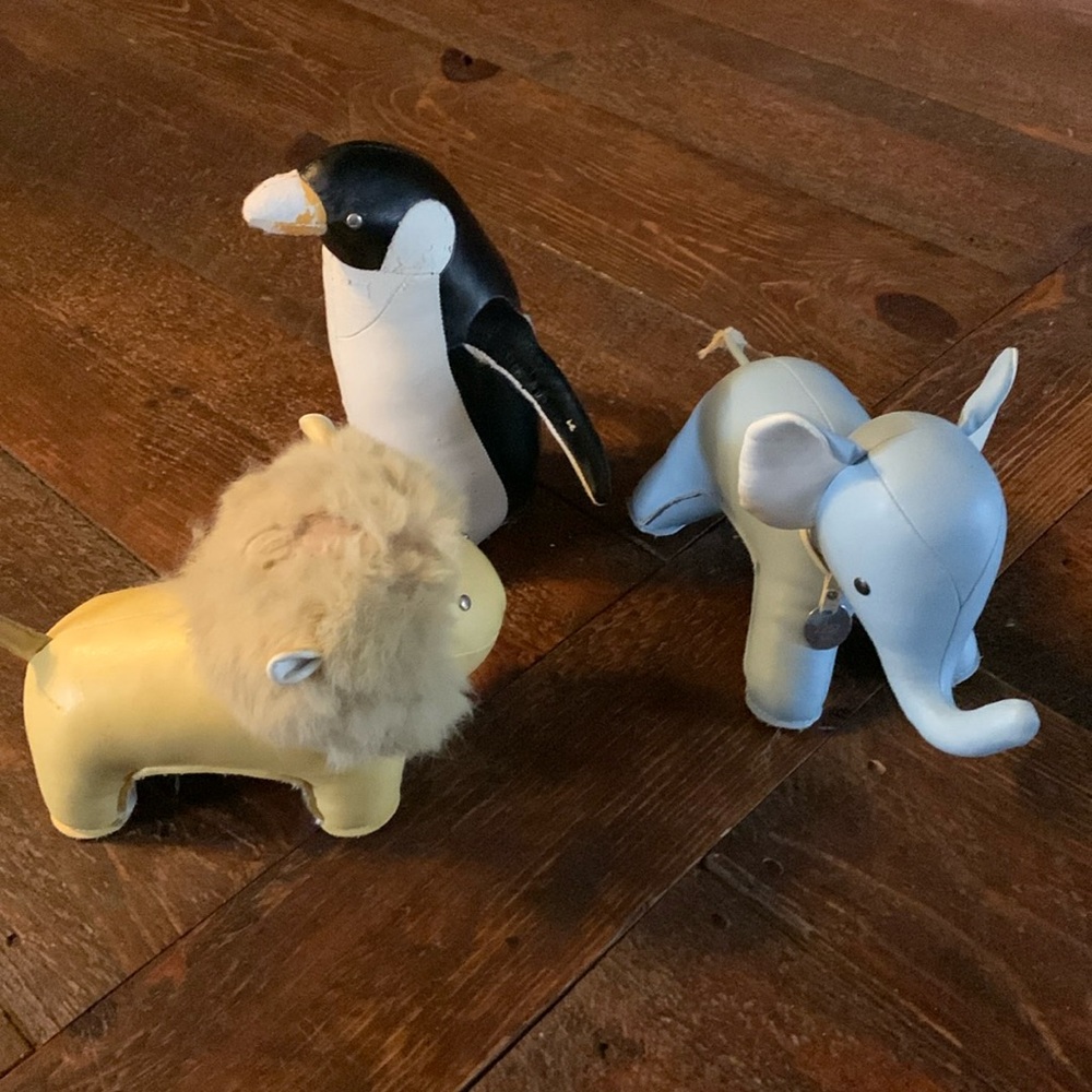 Zuny Animals Penguin, Lion and Elephant